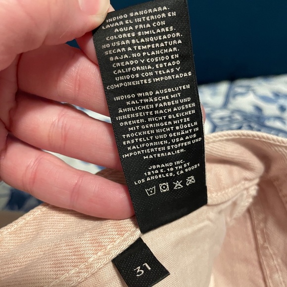 J Brand Pink Denim Shorts Size 31 - NEVER WORN - Picture 7 of 9